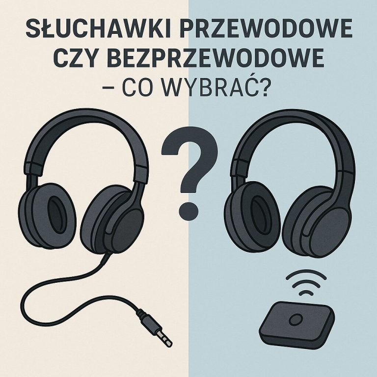 Słuchawki przewodowe czy bezprzewodowe – co wybrać w 2026 roku